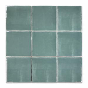 Friese Witjes Handvorm Oud Makkum Wandtegels Mat Groen 13×13