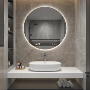 Sanoro Bliss Spiegel 100 cm – Rond met LED & Spiegelverwarming