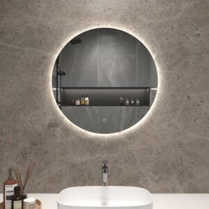 Sanoro Bliss Spiegel 60 cm – Rond met LED & Spiegelverwarming