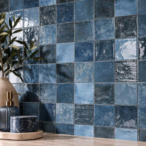 Class MyColors Zellige Azul Oscuro 10x10 cm – Blauwe Wandtegel