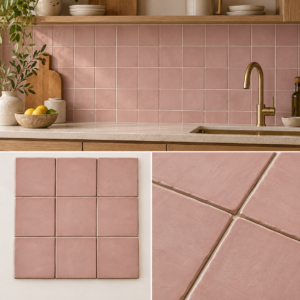 Decocer zin berry 10x10 cm – roze wandtegel