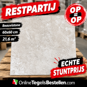 Restpartij Beauvistone 60x60 - 21.6m2