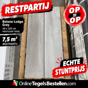 Restpartij BSTONE Lodge Grey 20x120 - 7.5m2