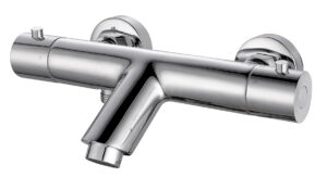 Wiesbaden Rio thermostatische badmengkraan 15 cm chroom – Magazijn uitverkoop
