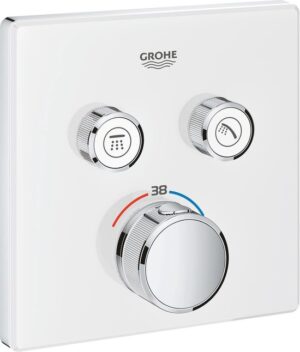 GROHE Grohtherm SmartControl afbouwdeel 2 functies Moon White – Magazijn uitverkoop