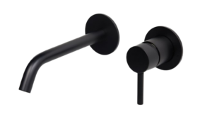 Blue Label Brondby inbouw wastafelkraan 18 cm mat zwart – Magazijn uitverkoop