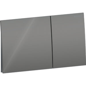 Geberit Sigma70 bedieningspaneel, hoekig, 2-toets spoeling – Toets: lava / Glanzend glas – 115.622.JK.1