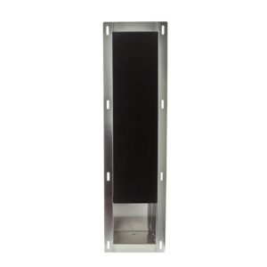 Aloni inbouw reserverolhouder 14x66x12 cm – geborsteld RVS (zonder inzetstuk)