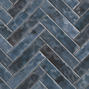 Velora Donkerblauw Glans Wandtegel 6,5x29,8 cm