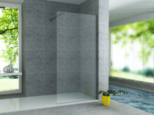 Gls losse douchewand – 80x200 cm – helder glas