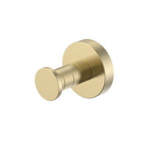 Stria handdoekhaak – geborsteld goud PVD