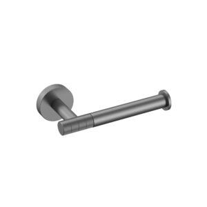 Stria toiletrolhouder met vaste arm – gunmetal PVD