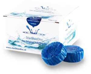 StarBlueDisc toiletblokjes blauw – 12 stuks halfjaarverpakking