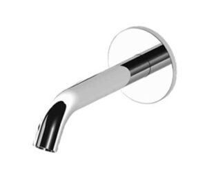 Baduitloop inbouw Chroom