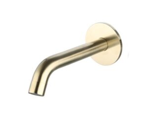 Baduitloop inbouw Goud Geborsteld