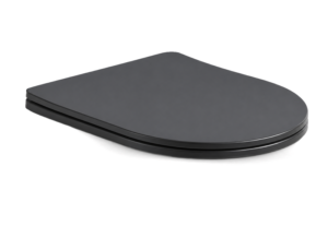 Budget rimfree Compact Mat Zwart Slim toiletzitting