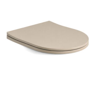 Color Line rimfree Compact Mat Zand Beige Slim toiletzitting
