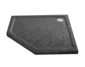 Douchebak natuursteen vijfhoek 90 – 90x90x4 cm