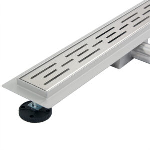Douchegoot RVS met flens 60 – 60x7x6,7 cm