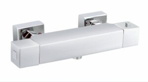 Douchemengkraan thermostatisch vierkant Chroom OP = OP