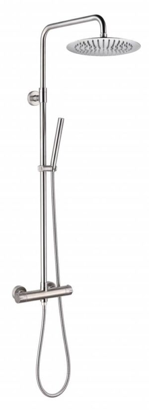 Doucheset thermostatisch (in hoogte verstelbaar) RVS douchekop 30 cm