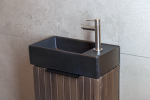Fontein Keramiek Mat Zwart – 41x22x10 cm