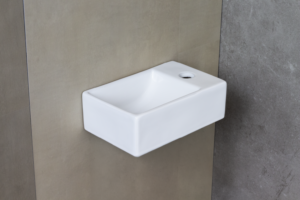 Fontein Keramiek New Wonder – Kraangat Rechts – 30x18,5x9,5 cm