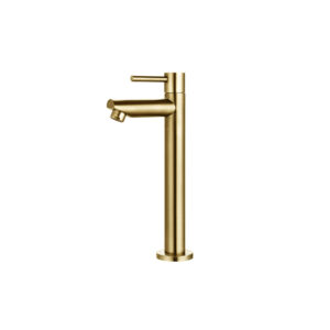 Fonteinkraan hoog Goud Geborsteld