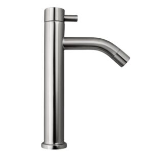 Fonteinkraan hoog RVS 20 cm