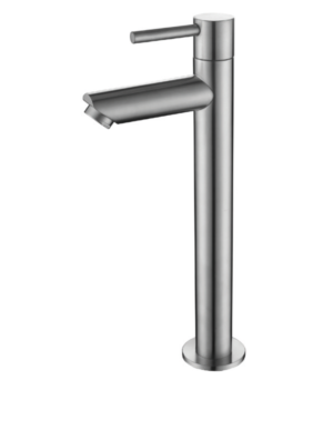 Fonteinkraan hoog RVS