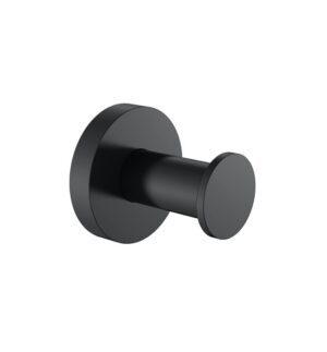 Handdoekhaak Mat Zwart – 5,2x5,2 cm
