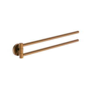 Handdoekrek draaibaar Brons – 39 cm