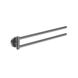 Handdoekrek draaibaar Gun Metal – 39 cm