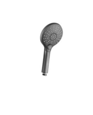 Handdouche 3 standen Gun Metal – 12 cm