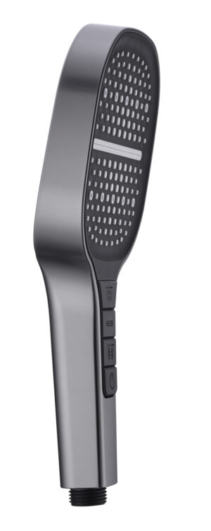Handdouche Rain de Luxe Gun Metal – 13 cm