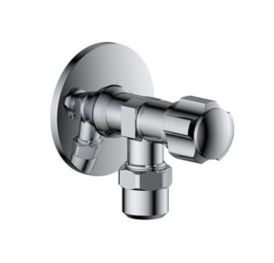 Hoekstopkraan 1/2"x3/8" Chroom