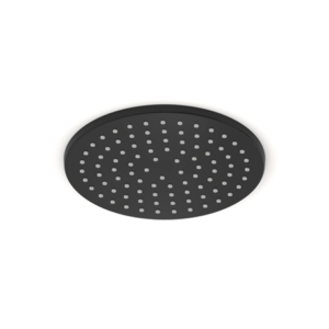 Hoofddouchekop Mat Zwart 20 cm