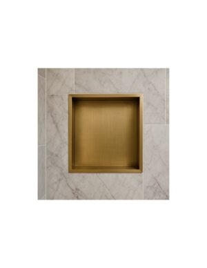 Medimex Atlantic Inbouwnis 33x33 cm – Oro Cepillado