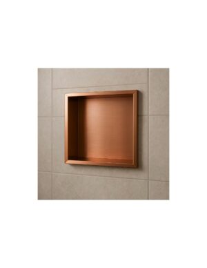 Medimex Atlantic Inbouwnis 33x33 cm – Oro Rosa Cepillado