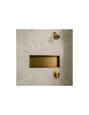 Medimex Pacific Inbouwnis 63x33 cm – Oro Cepillado