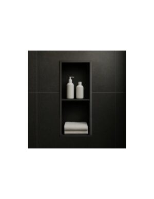 Medimex Artic Inbouwnis 33x63 cm – Black Gun Metal