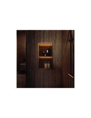 Medimex Marshall Inbouwnis 33x63 cm met LED – Oro Cepillado