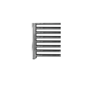 Sanicare Carini elektrische Wifi radiator 172x60cm chroom met thermostaat zilver rechtsonder