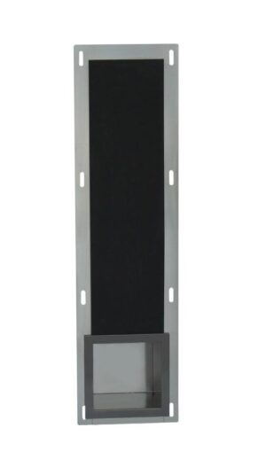 Inbouw-reserverolhouder Gun Metal