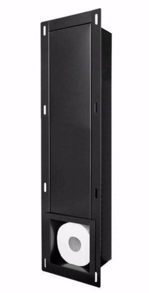 Inbouw-reserverolhouder Mat Zwart
