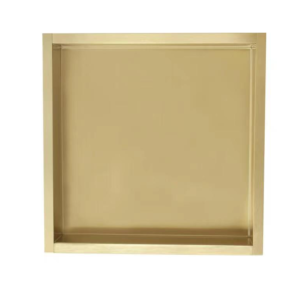 Inbouw-wandnis Goud Geborsteld 30x30x7 cm