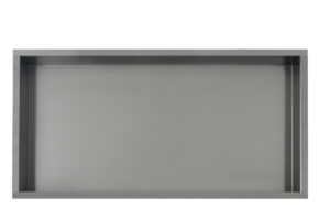 Inbouw-wandnis Gunmetal 30x60x7 cm