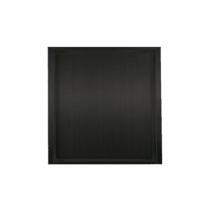 Inbouw-wandnis Mat Zwart 30x30x7 cm