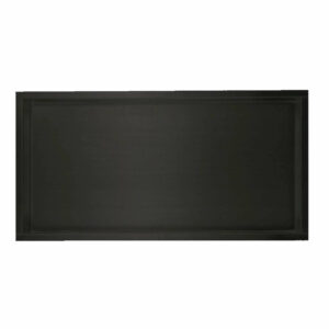 Inbouw-wandnis Mat Zwart 30x60x7 cm