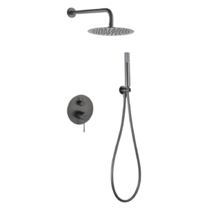 Imex Bless Inbouw Regendoucheset – Black Gun Metal PVD